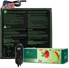 MET Certified Seedling Heat Mat with 50℉~108℉ Digital Thermostat Controller for