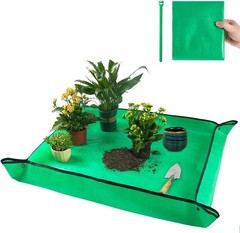 Large Waterproof Plant Potting Mat Compatible with Indoor Gardening Transplan…