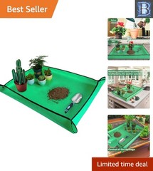 Elegant 39.5″ x 31.5″ Waterproof Repotting Mat for Hassle-Free Gardening