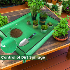 Large Repotting Mat for Plant Transplanting and Mess Control Thickened Waterproo