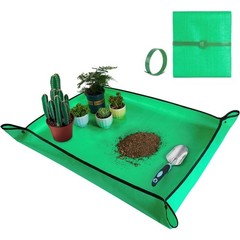 Large Waterproof Potting Mat 39.5×31.5 Inch Repotting Tray for Plants