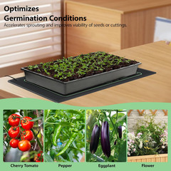 Seedling Heat Mat 2 Pack Heat Mats for Seed Starting Plants Indoor Growing Garde