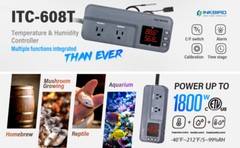 Inkbird Temperature Humidity Controller Heating Smart Thermostat Hydroponics 15A