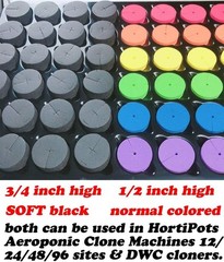 Durable 72-Pack Neoprene Clone Collars for Gardens – Safe and Easy Plant Cloning