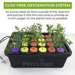 Psycloner Clone Machine, Hydroponics System, Cloner for Plant Cuttings, Propa…