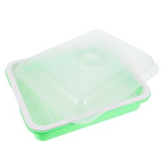 Vegetable Sprouting Container Garden Tray Microgreens Growing Trays