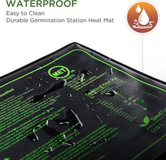MET Certified 2 Pack Seedling Heat Mat, Seedfactor Adjustable Temperature Waterp