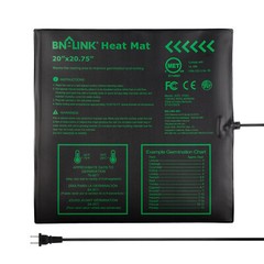 BN-LINK Seedling Heat Mat Hydroponic Heating Pad Waterproof 20″ x 20.75»