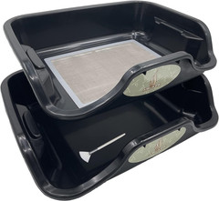 ABLAZE Trim Tray Bin, Bud Trimming Pollen Sieve Sifter, Trimmer Trays