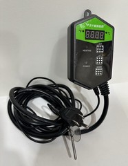 VIVOSUN Heat Mat Thermostat Digital Temp Controller 1000W 120V Probe 40 – 108 F