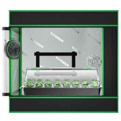 VIVOSUN Clone Tent Kit 20″x14″x21″ w/ Seed Starter Tray AeroWave D4 Rockwool Cub