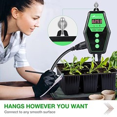 Digital Heat Mat Thermostat Controller 40-108°F Reptile Seed Germination 8.3A
