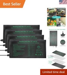 Seedling Heat Mat 4 Pack, MET Certified Heating Mat for Plants Grow Seed Star…