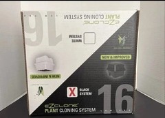 EZCL-BL16-LP-1 Low Pro 16 Hydroponic Cloning System, Black