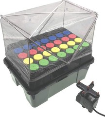 1.625-Inch Organic Cloning Collars Pack of 72 with 12 Sprayers for Hydroponics
