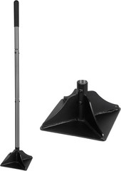 Walensee Steel Tamper with 48 Inch Handle 8″X8″ Garden Tamper with Rubber Grip A
