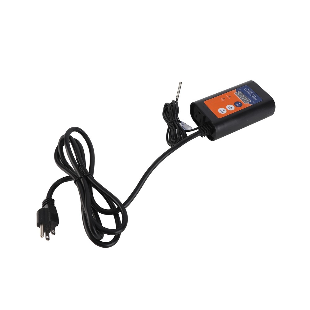 Digital Heat Mat Thermostat 1000W 41 To 108℉ Temperature Controller With LED