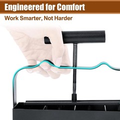 KHAMAL Soil Blocker for Seed Starting 4 Cell – 2 inch Soil Block Maker with Ergo