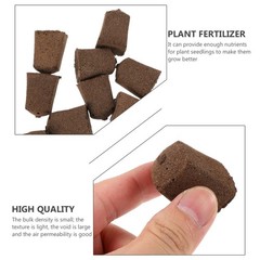 10Pcs Durable Peat-Based Nutrient Blocks for Indoor Plant Soilless Cultivation
