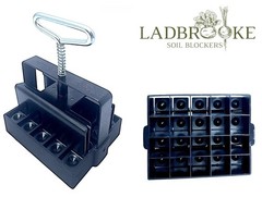 Ladbrooke Genuine Soil Block Maker – 5-Pc. Essentials Nesting System Includes…