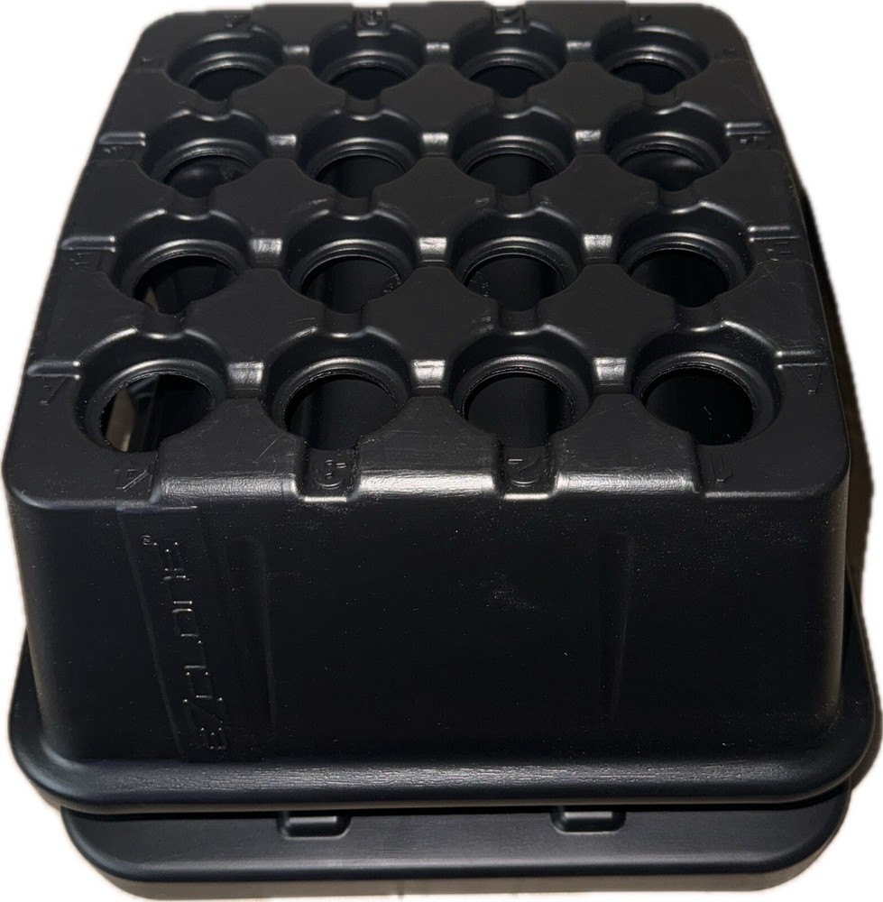 EZCL-BL16-LP-1 Low Pro 16 Hydroponic Cloning System, Black