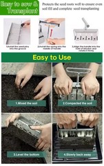 Soil Block Maker 2 Inch Seedling Tool Garden Soil Blocking Tool