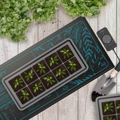 Indoor Gardening Waterproof Heat Mats 10″x20.75″ (2 Pack)