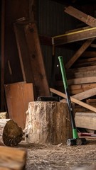 Splitting Wedge 5 Pound Log Splitter Tool with Heavy Duty Construction, and Dura