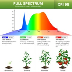 Grow Lights for Indoor Plants, LED 20 W Full Spectrum Bulb Replaceable Plant …