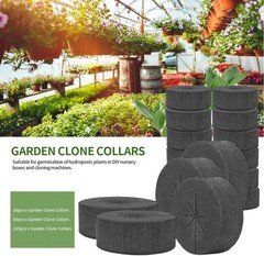 Hydroponics Garden Clone Collars – 30 Count Inserts for Effortless Germination