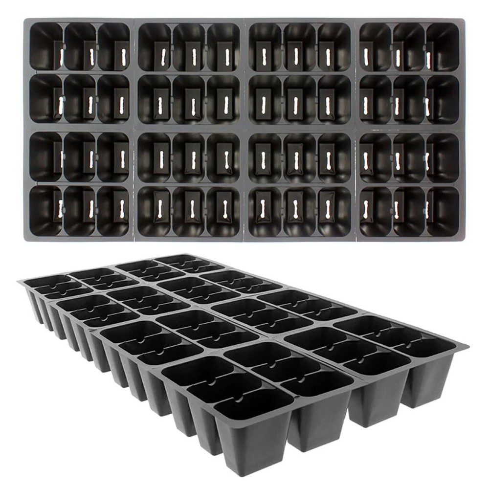 Seed Starting Tray Insert, 240 Rectangle Cells, Growing Supplies = 5 Trays