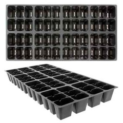 Seed Starting Tray Insert, 240 Rectangle Cells, Growing Supplies = 5 Trays