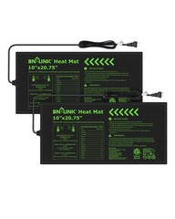 Durable Seedling Heat Mat for Seed Starting 10″ x 20.75″, 2 Pack Waterproof W…