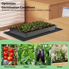 Seedling Heat Mat 2 Pack Heat Mats for Seed Starting Plants Indoor Growing Ga…