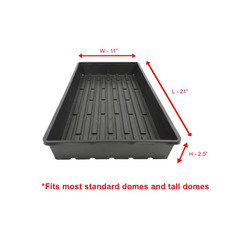 10 In. X 20 In. Extra-Strength Quad Seed Starter Propagation Tray