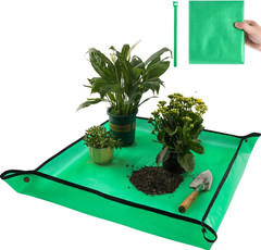 Repotting Mat for Indoor Plant Transplanting Control Mess, 26.8″X26.8″ Waterproo