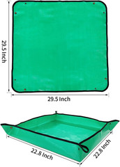 Potting Mat for Indoor Plant Transplanting, 29.5″ X29.5″ Waterproof Repotting Ma