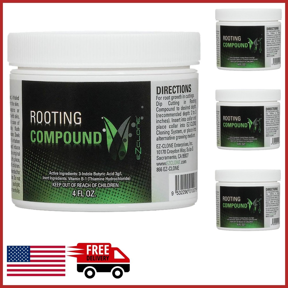 4 oz Rooting Gel for Plants with Hormones and Nutrients for Propagation