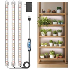 Kullsinss LED Grow Light Strip, 180 LEDs Lights for 1 Pack, 3 Bars