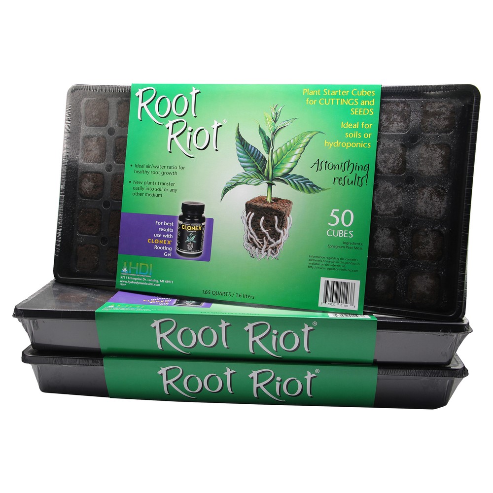 Hydrodynamics Root Riot, 50 Cube Tray