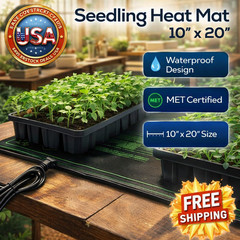 Seedling Heat Mat 10×20 Waterproof MET Certified Indoor Germination