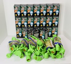 Miracle LED 609699 4-Socket Cord 4 Blue Spectrum Grow Lights- 6 Strings- 24 Bulb
