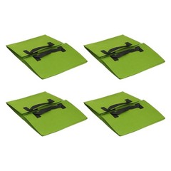 Rectangular Grow Bags for Vegetables 4Pcs Set with Ample Planting Space
