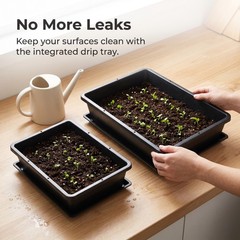 Durable PP Plastic Seed Starter Tray for Plant Germination