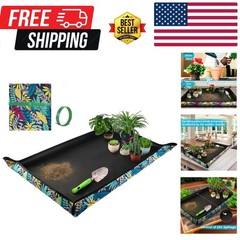 Extra Large Waterproof Repotting Mat 43.5″ x 29.5″ – Indoor Gardening Must-Have