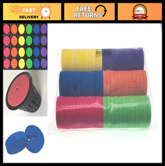 72-Pack Neoprene Inserts for Clone Machines – 2-Inch, Colorful Mix of 6 Colors
