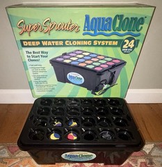 Super Sprouter Aqua Clone 24-Site Deep Water Cloning System Plant Propagation