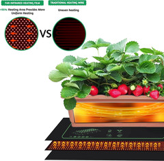 Seedling Heat Mat for Seed Starting,10″ x 20.75″ Waterproof Heating Pad for Indo