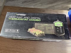 VIVOSUN Seedling Heat Mat And Digital Thermostat Combo New Open Box