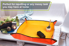 30″ X 30″ Large Plant Repotting Mat for Indoor Plants Potting Soil, Foldable Wat